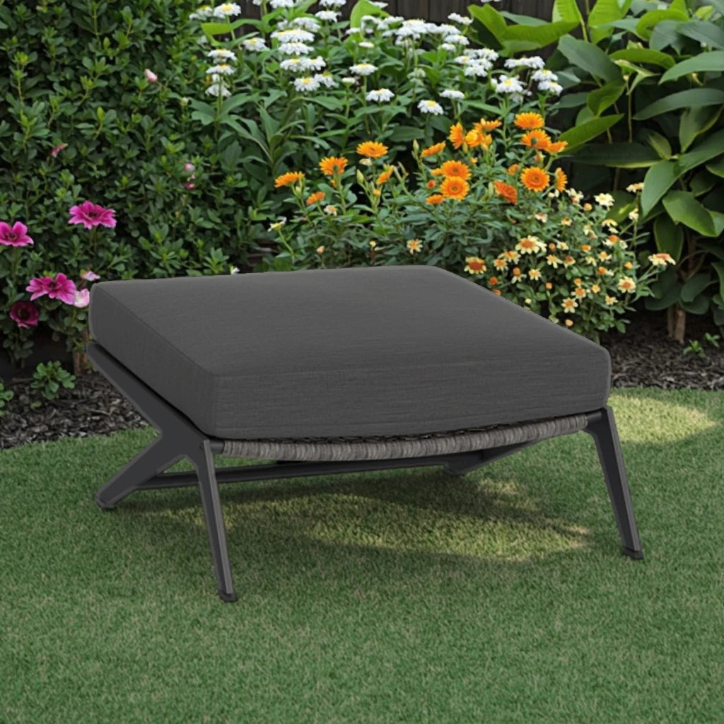 Custom Aluminium Footstool Ottoman Modern Designer Alfresco Outdoor Living Australia