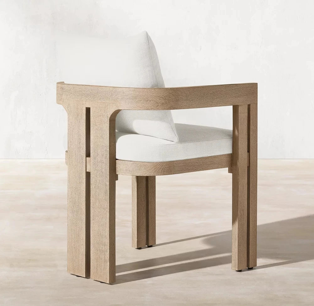 Custom Outdoor Furniture Teak Dining Chair Modern Luxury Alfresco Outdoor Living Australia