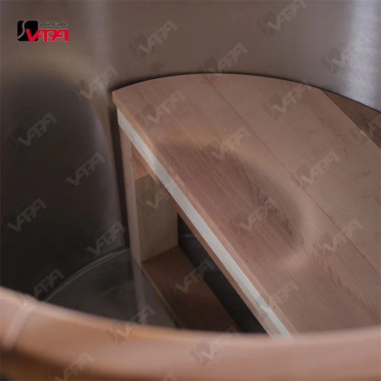 Custom Outdoor Cold Plunge Tub Modern Stainless Steel Alfresco Outdoor Living Australia