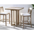 Teak Outdoor Bar Set High Table and Chairs Resort Alfresco Outdoor Living Australia