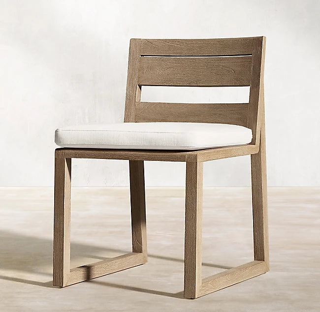 Teak Outdoor Dining Set, Handcrafted Timber Garden Furniture Alfresco Outdoor Living