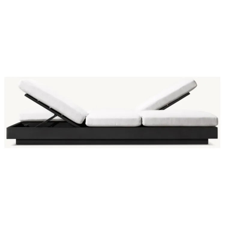 Custom Outdoor Furniture Double Reclining Sun Lounger Modern Alfresco Outdoor Living Australia