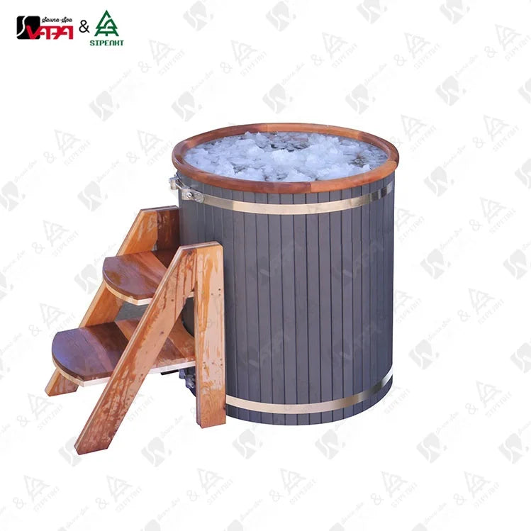 Custom Outdoor Ice Tub Red Cedar Stainless Steel Alfresco Outdoor Living Australia