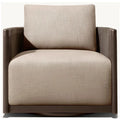 Outdoor Swivel Chair Modern Aluminum Rope Weaving Alfresco Outdoor Living Australia