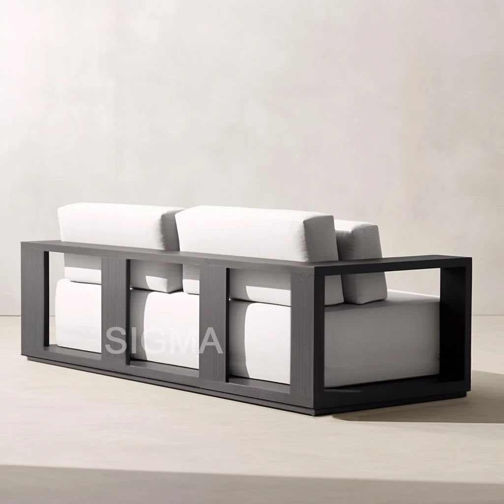 Custom Outdoor Furniture 3 Seater Aluminum Sofa Contemporary | Alfresco Outdoor Living Australia