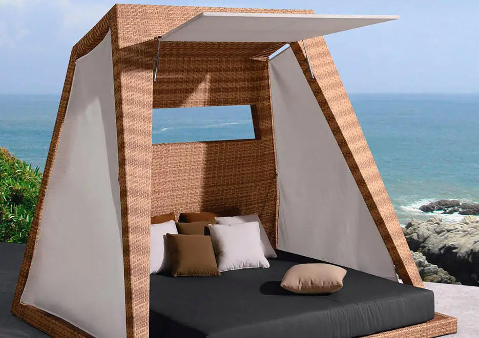 Bali Resort-Style Outdoor Daybed Custom Cabaña Alfresco Outdoor Living Australia