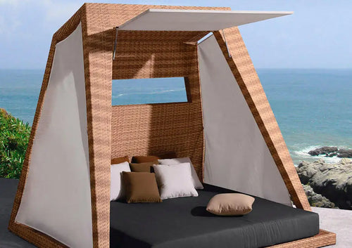 Bali Resort-Style Outdoor Daybed Custom Cabaña Alfresco Outdoor Living Australia