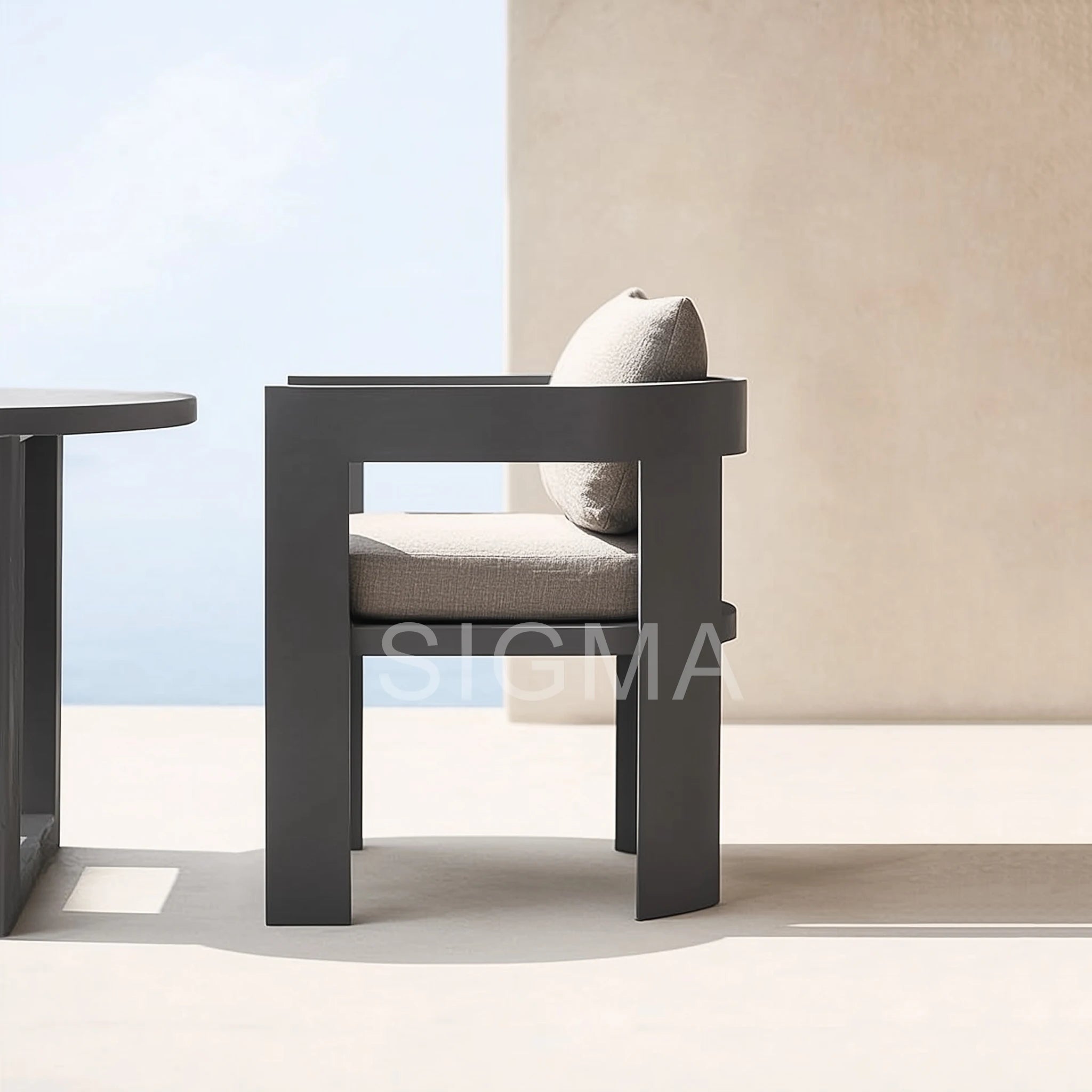 Custom Dining Set Modern Teak Aluminium Alfresco Outdoor Living Australia