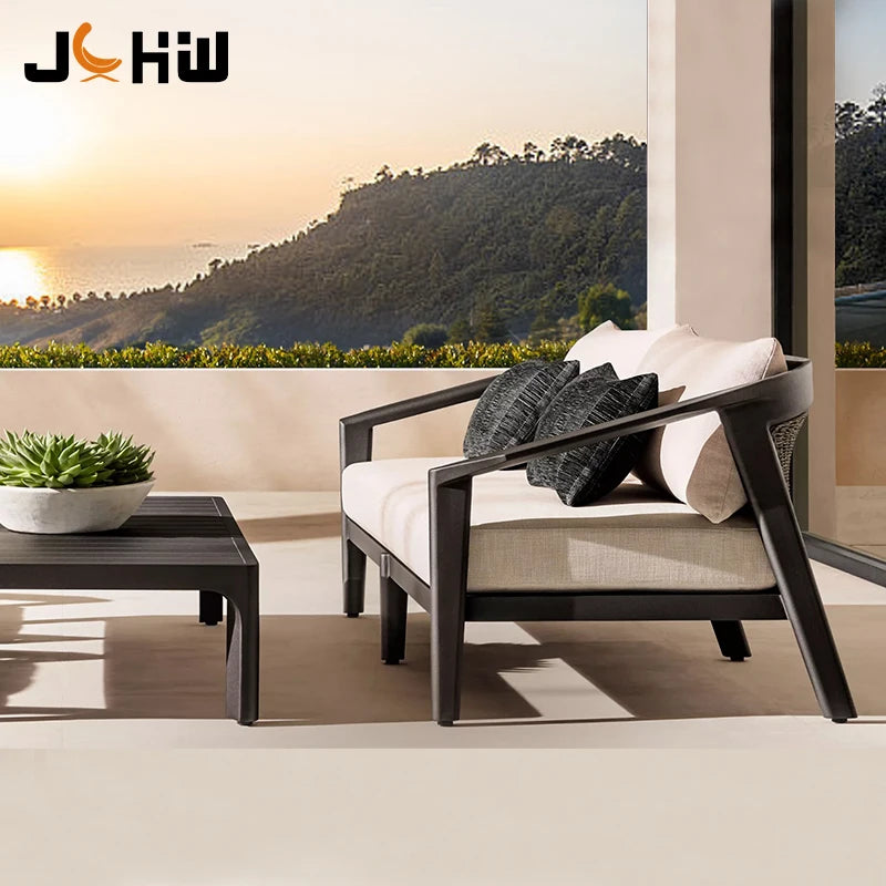 Designer Outdoor Furniture Dining Set Modern Aluminium Alfresco Outdoor Living Australia