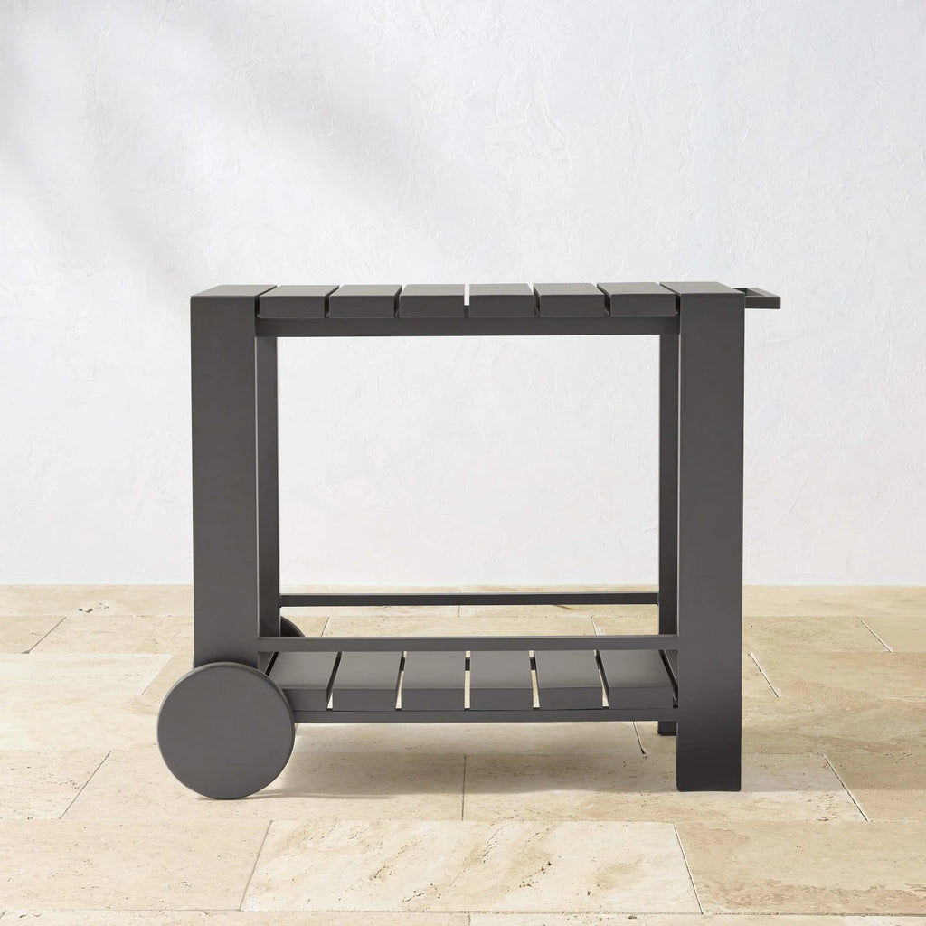 Mobile Bar Cart Aluminium Food Cart Contemporary Alfresco Outdoor Living Australia