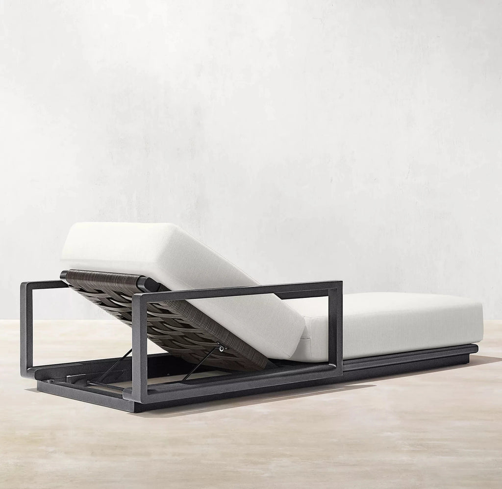 Custom Outdoor Daybed Aluminum Sun Lounger Modern Alfresco Outdoor Living Australia