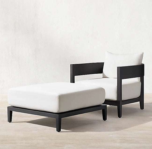 Custom Outdoor Furniture Chair With Ottoman Alfresco Outdoor Living Australia