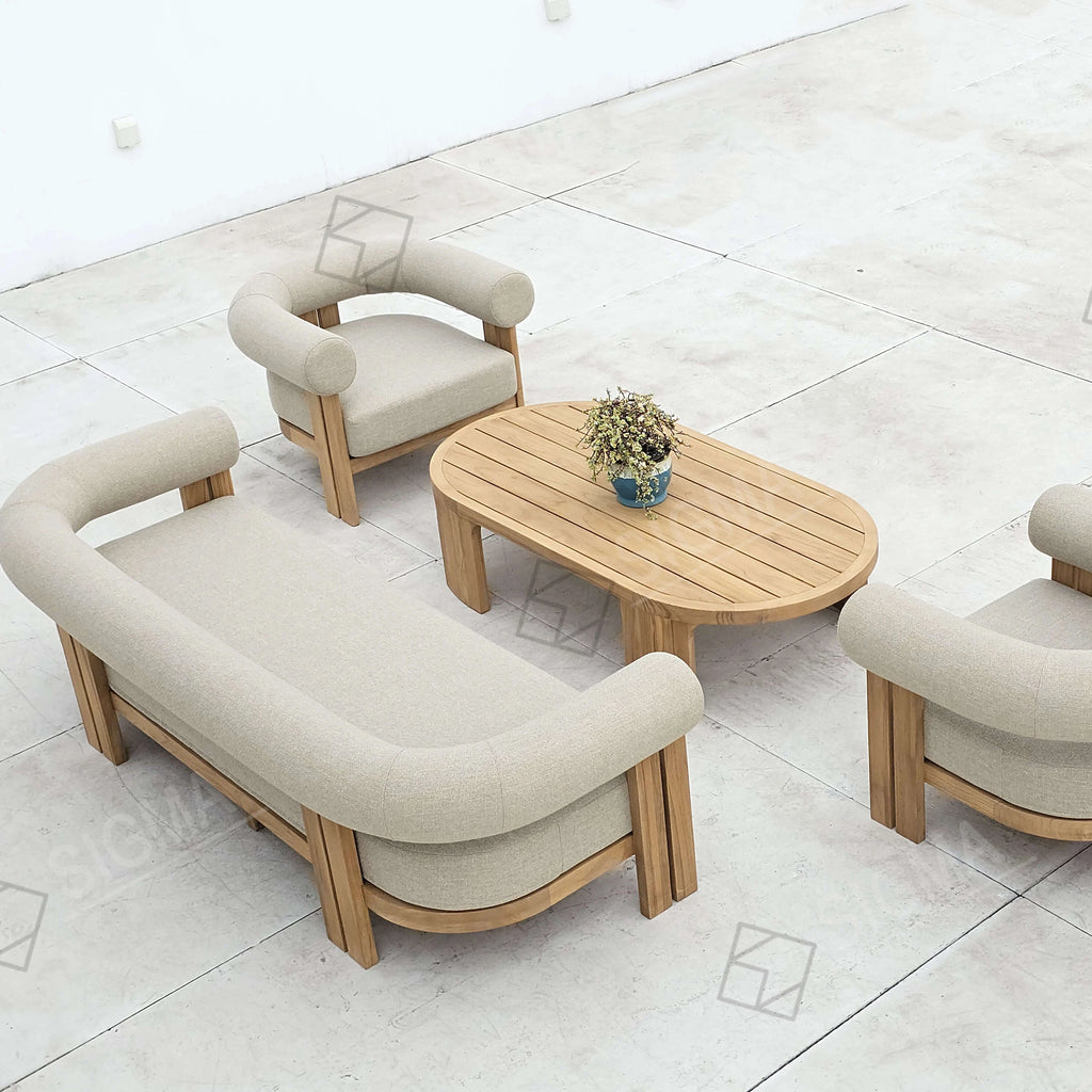 Modular Teak Outdoor Sofa Set Contemporary Luxury Alfresco Outdoor Living Australia