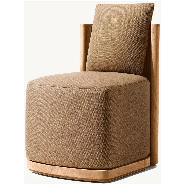 Solid Teak Outdoor Chair Modern Sculptural Alfresco Outdoor Living Australia