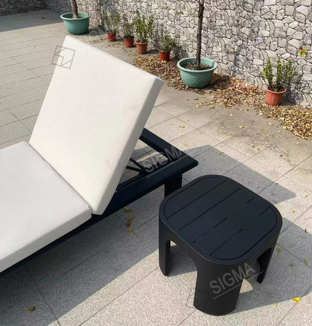 Aluminum Sun Lounger Contemporary Custom Alfresco Outdoor Living Australia