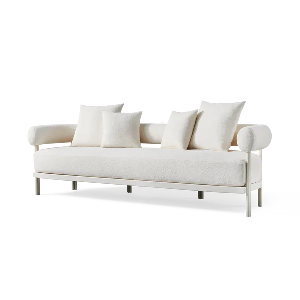 Designer Outdoor Furniture 3-Seat Aluminum Sofa Alfresco Outdoor Living Australia