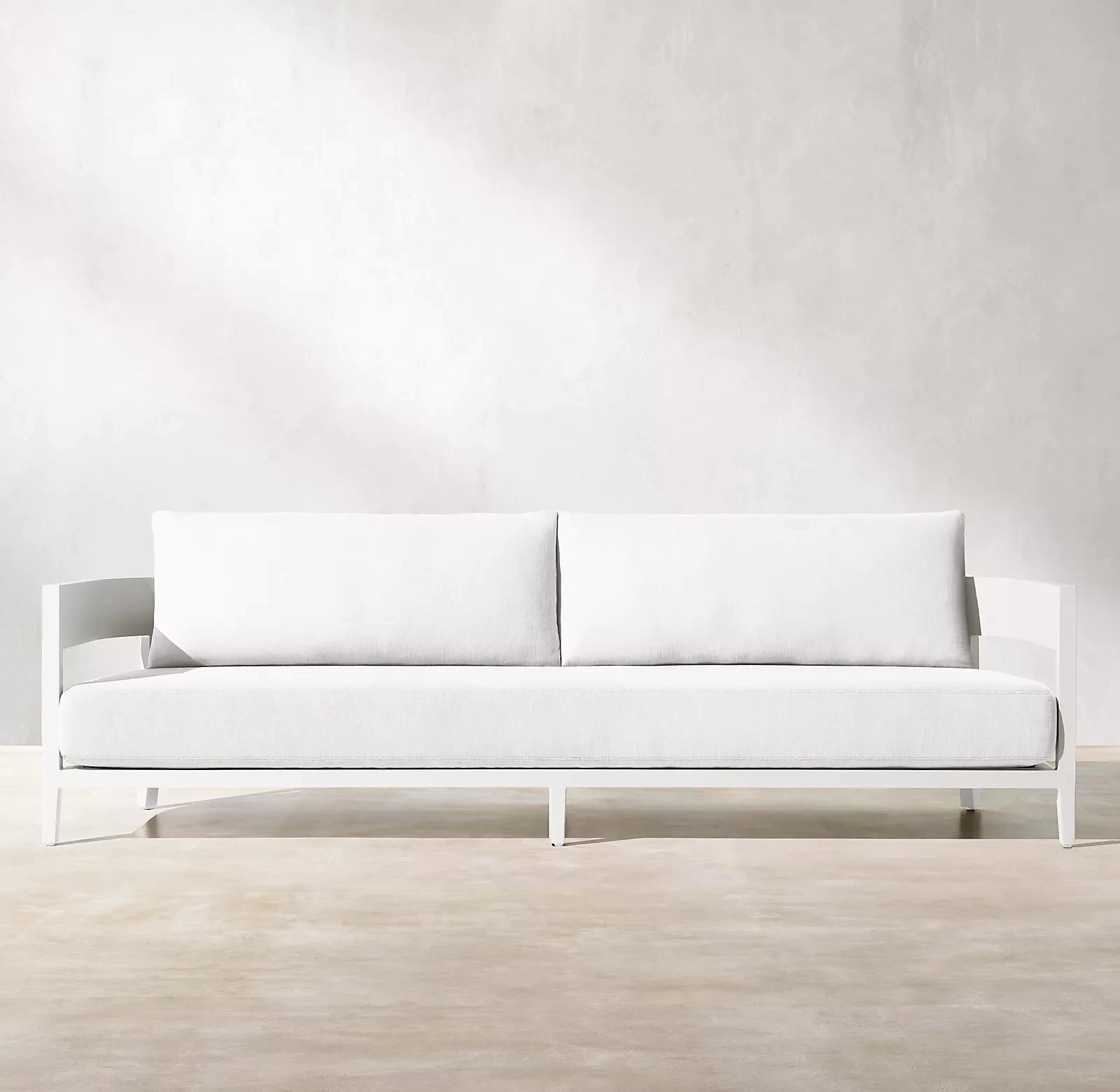 Custom Outdoor Furniture Sofa Curved Armrest Alfresco Outdoor Living Australia