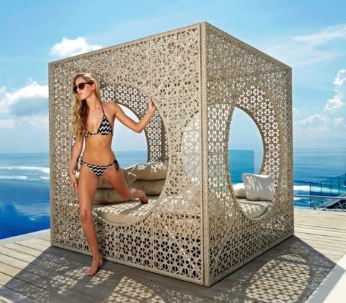 Custom Outdoor Daybed Modern Resort Style Alfresco Outdoor Living Australia