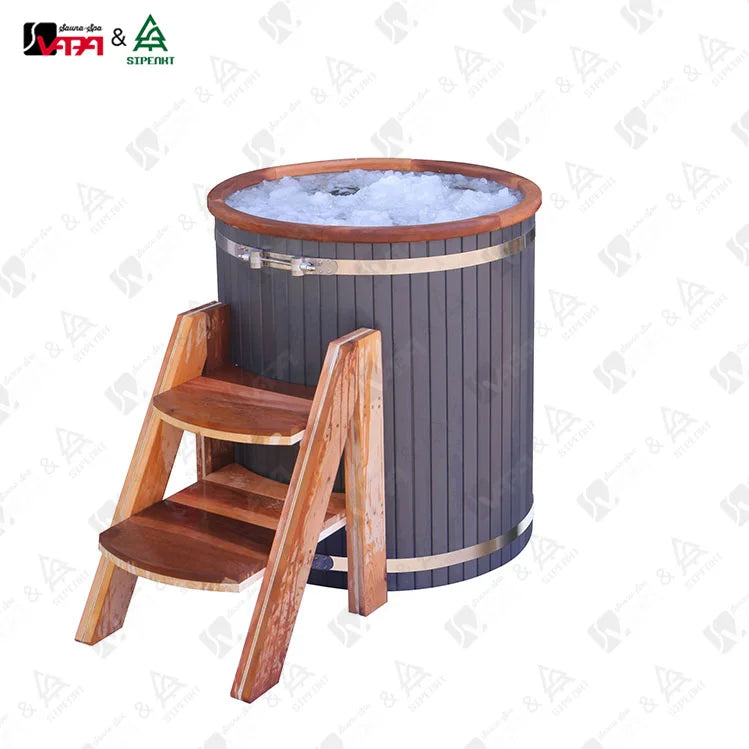Custom Red Cedar Cold Plunge Tub Designer Alfresco Outdoor Living Australia
