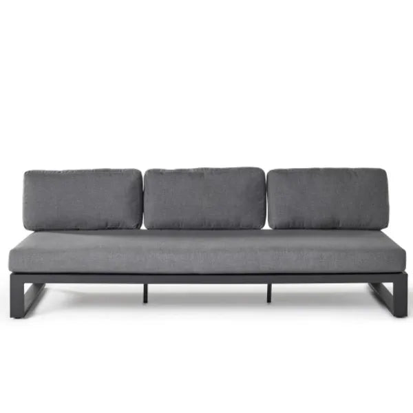 Custom Teak Aluminium Sofa Contemporary Style Alfresco Outdoor Living Australia