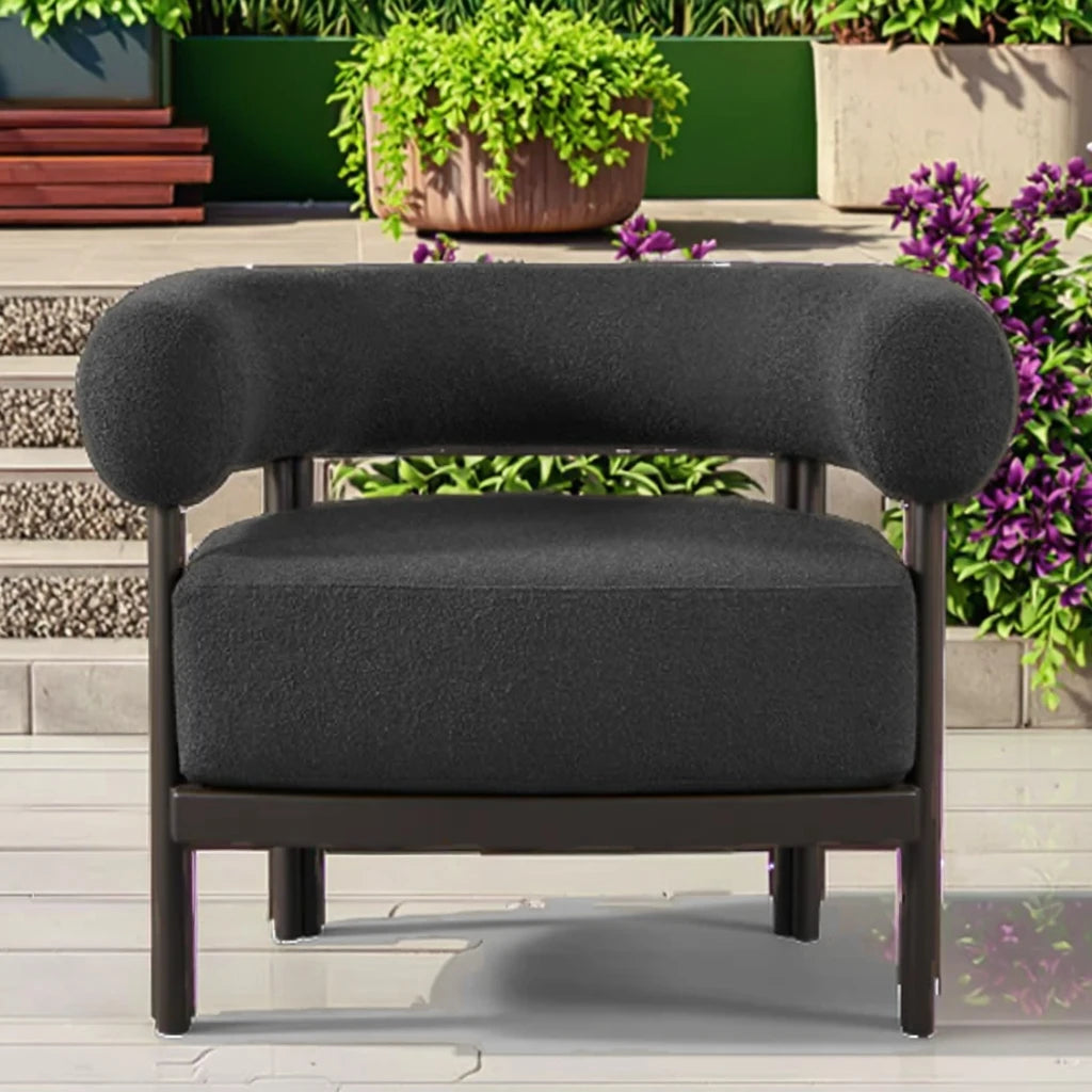 Custom Outdoor Furniture Single Seat Sofa Chair Minimalist Alfresco Outdoor Living Australia