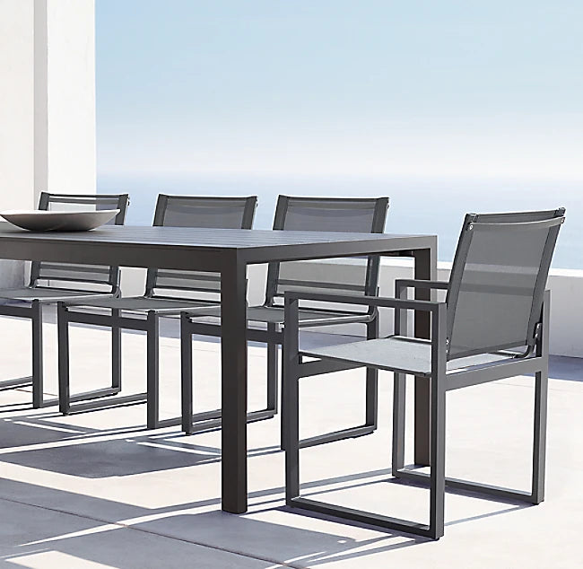 Custom Outdoor Furniture Dining Set Classic Mesh Alfresco Outdoor Living Australia