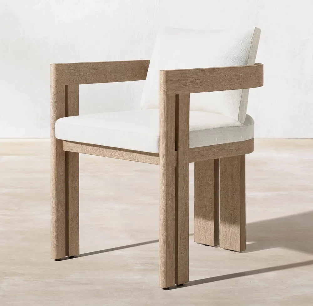 Custom Outdoor Furniture Teak Dining Chair Modern Luxury Alfresco Outdoor Living Australia