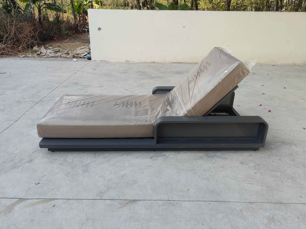 Designer Outdoor Furniture Aluminium Sun Lounger Contemporary Alfresco Living Australia