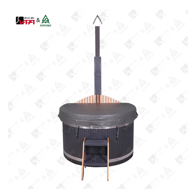 Custom Architectural Wood-Fired Hot Tub 4-Person Alfresco Outdoor Living Australia
