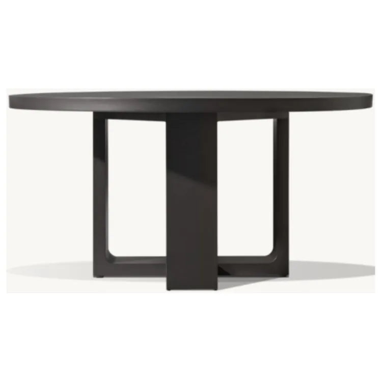 Designer Outdoor Furniture Round Table Minimalist Alfresco Outdoor Living Australia