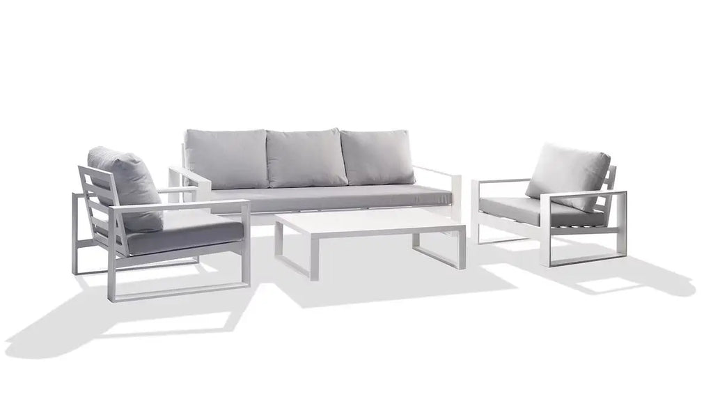 Custom 5 Seater Outdoor Conversation Set Aluminium Alfresco Living Australia