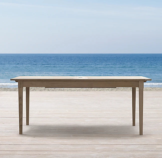 Custom Furniture Teak Dining Set Architectural Alfresco Outdoor Living Australia