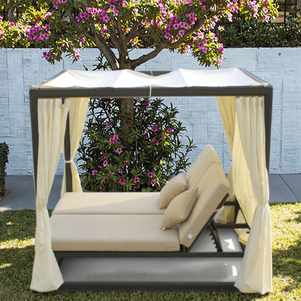 Custom Outdoor Daybed Sun Lounger Modern Resort Alfresco Outdoor Living Australia