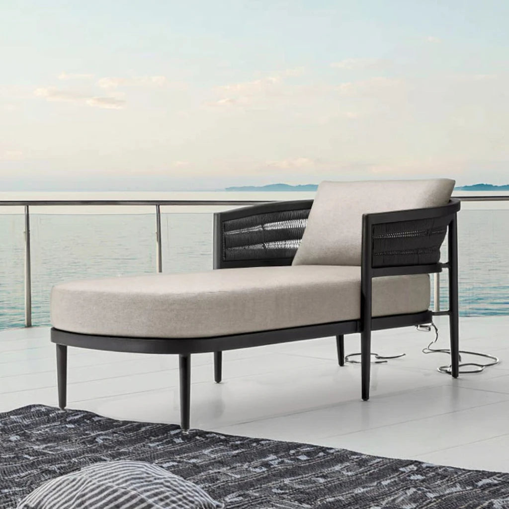 Designer Daybed Sofa Woven Chaise Contemporary Alfresco Outdoor Living Australia