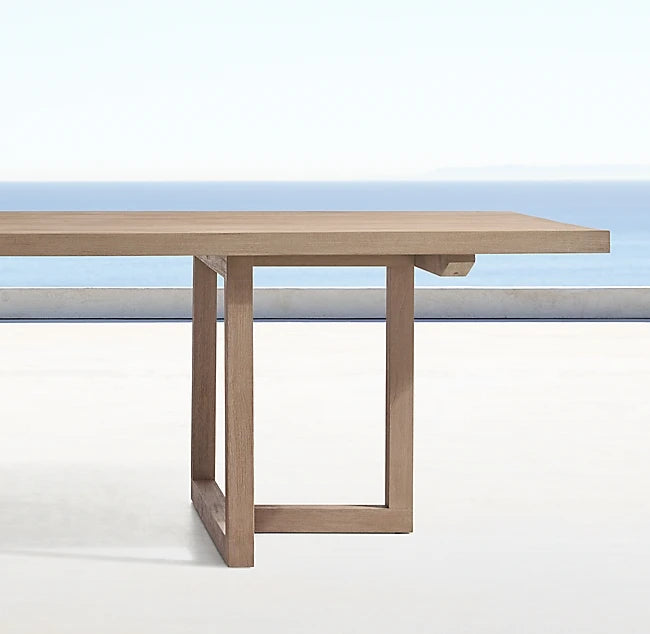 Designer Teak Outdoor Dining Table Traditional Alfresco Outdoor Living Australia