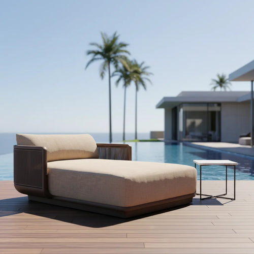 Aluminum Double Sunbed Daybed Contemporary Alfresco Outdoor Living Australia