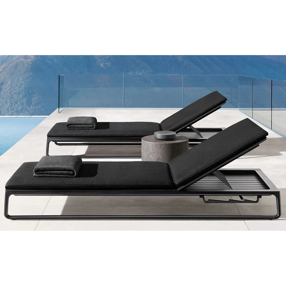 Luxury Outdoor Sun Lounger Modern Aluminium Alfresco Outdoor Living Australia