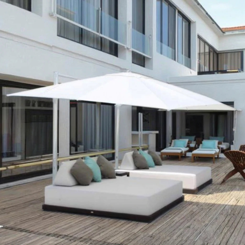 Designer Outdoor Lounge Double Seater Aluminium Alfresco Outdoor Living Australia