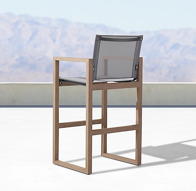 Teak Bar Set Traditional Handcrafted Alfresco Outdoor Living Australia