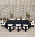 Custom 8 Seater Dining Set Modern Alfresco Outdoor Living Australia