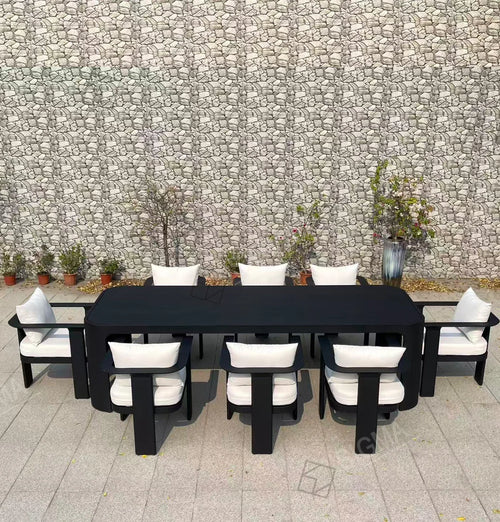 Custom 8 Seater Dining Set Modern Alfresco Outdoor Living Australia