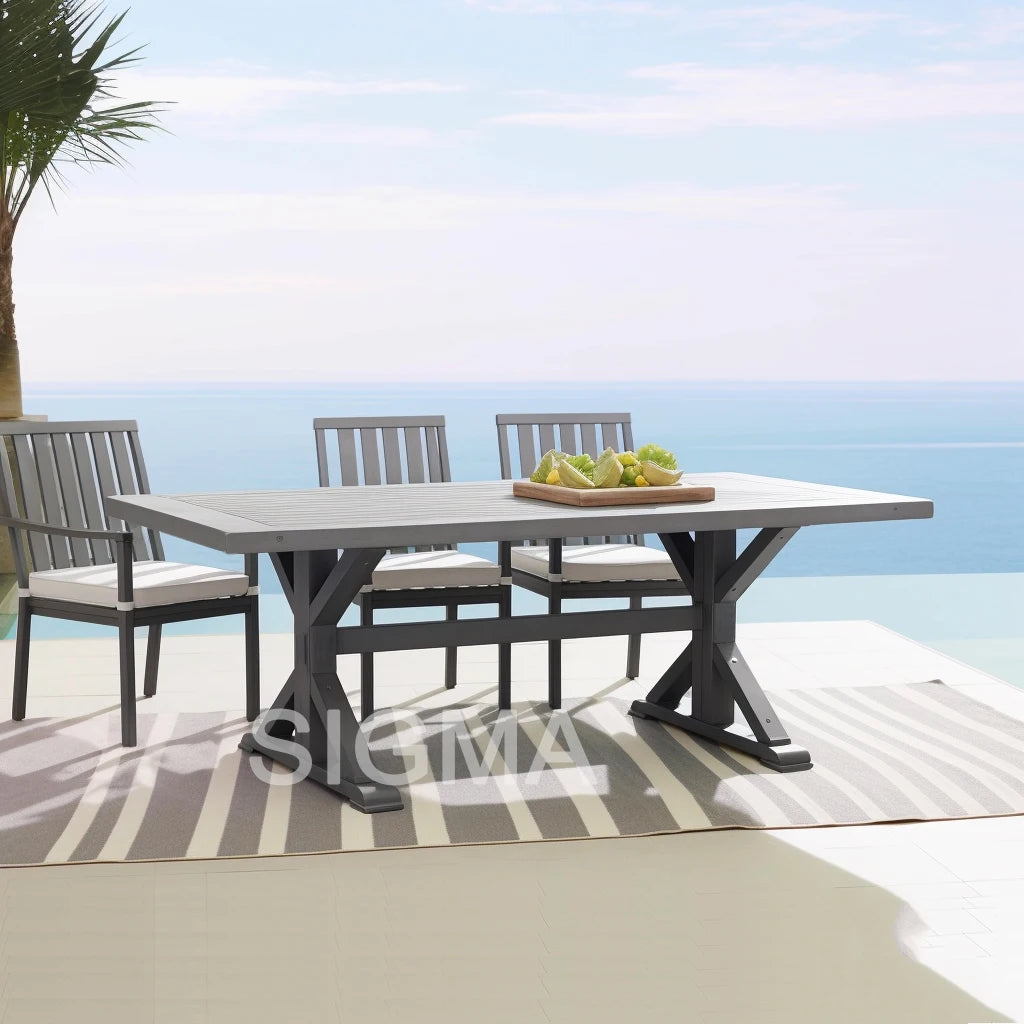 Custom Outdoor Dining Set Contemporary Alfresco Outdoor Living Australia