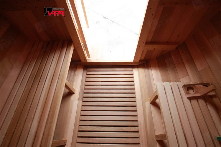 Panoramic Red Cedar Barrel Sauna Modern Design Alfresco Outdoor Living Australia