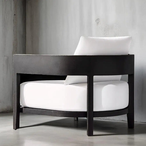 Custom Outdoor Armchair Minimalist Modern Teak Alfresco Outdoor Living Australia