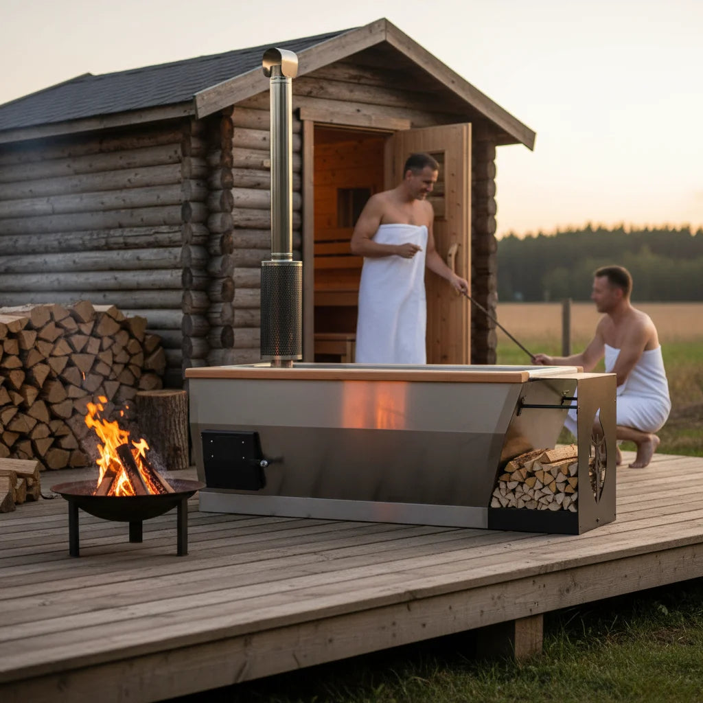 Modern Stainless Steel Hot Tub | Alfresco Outdoor Living
