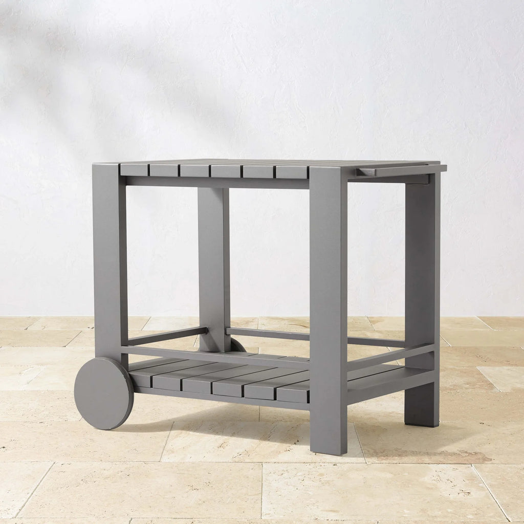 Mobile Bar Cart Aluminium Food Cart Contemporary Alfresco Outdoor Living Australia