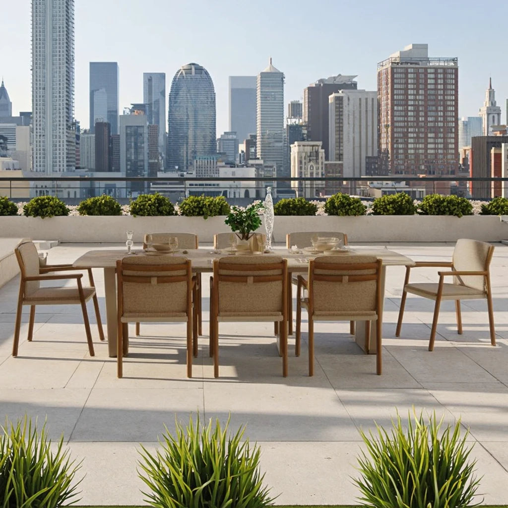 Custom Teak Outdoor Chair Modern Architectural Alfresco Outdoor Living Australia