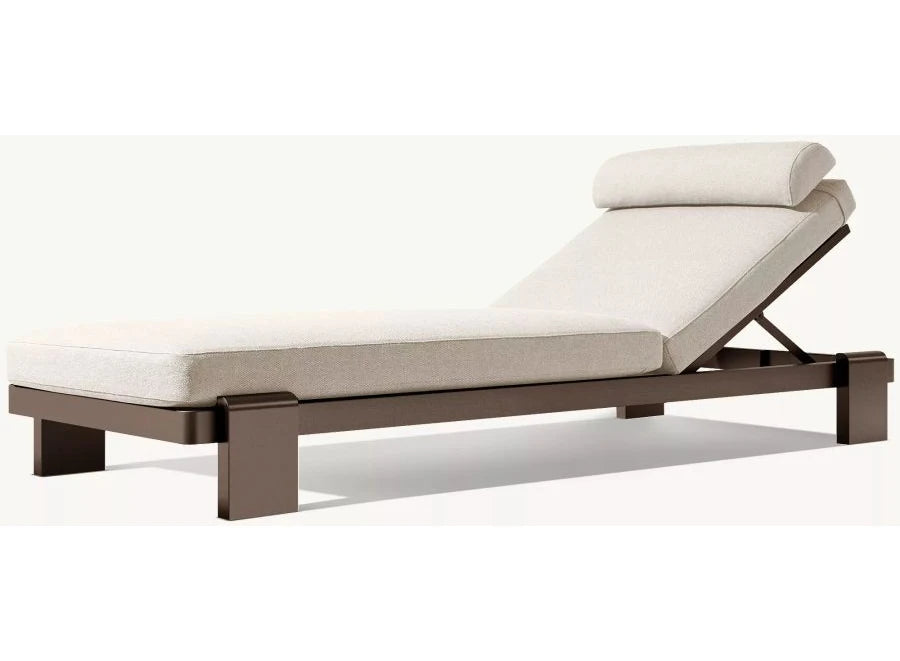 Custom Outdoor Chaise Lounge Sun Lounger Adjustable Aluminum Alfresco Outdoor Living