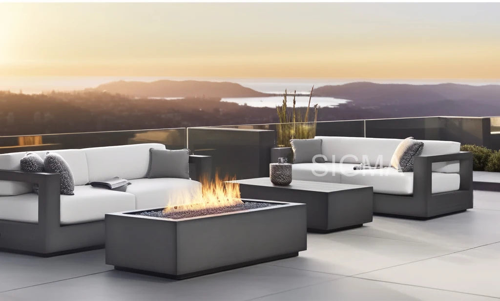 Custom Aluminium Patio Lounge Sofa Modern Alfresco Outdoor Living Australia