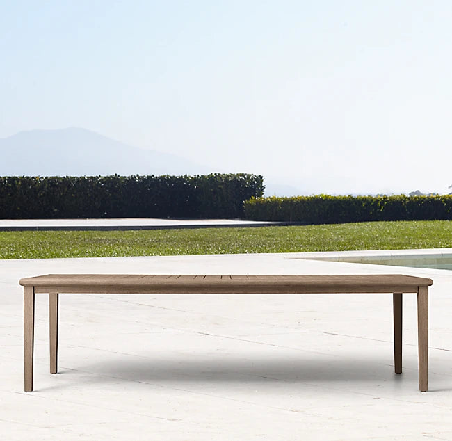 Teak Outdoor Dining Set Solid Wood 6 Seater Alfresco Outdoor Living Australia